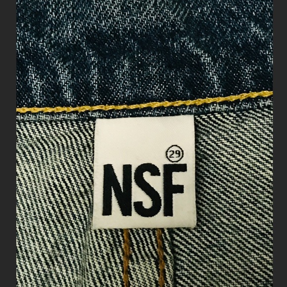 NSF dark blue washed jeans size 29 - Picture 4 of 7